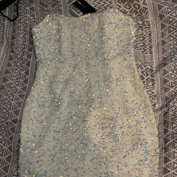 Never Worn Fashion Nova Iridescent Dress - Picture 2 of 3